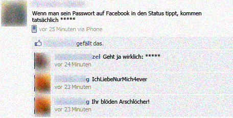 Fieser Passwort Trick