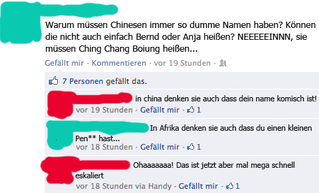 Fail! Chinesische Namen!